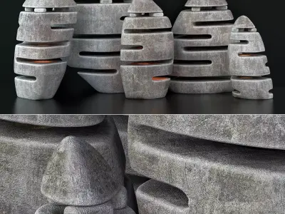 Light stone n5 3D model