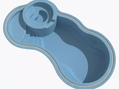 Swimming pool 11 3D model