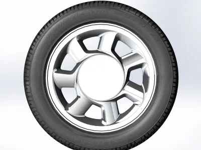 Wheels for scale model of Cobra R 1993 3D print model