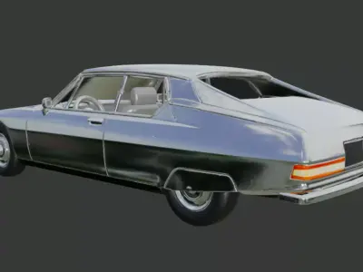 Citroen SM Car 3d Model For Print 3D print model