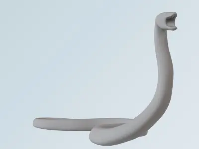 Snake garter 3D model