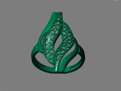 Women Plain Ring Ready STL Models Womens Ring 3d models 3D print model 4