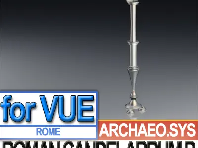 Ancient Roman Candelabrum B 3D model