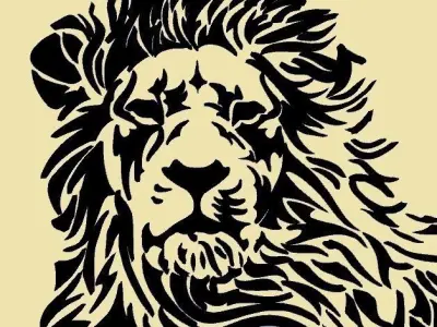 LION LOGO 3D model