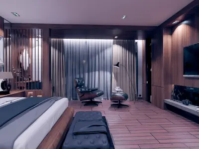  master bedroom furniture 3D model