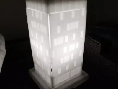 Desk lamp - Citylife style 3D print model