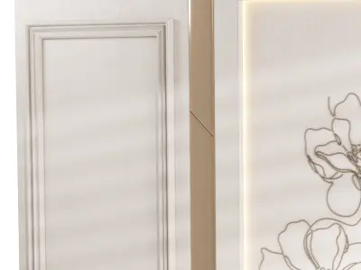 Decorative Wall panel  74 3D model