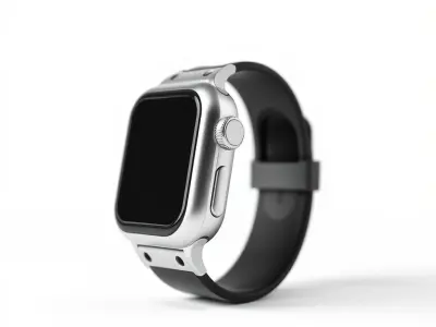 Smartwatch Model Pack with Adjustable Band Low-poly 3D model