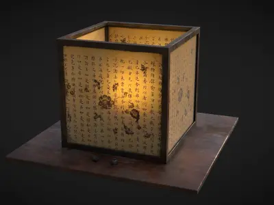 Lantern Low-poly 3D model