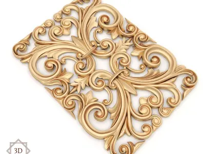 Decor 10 - For CNC and Interior 3D model