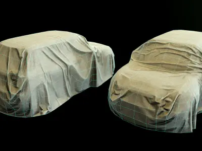 Car Cover h Free low-poly 3D model