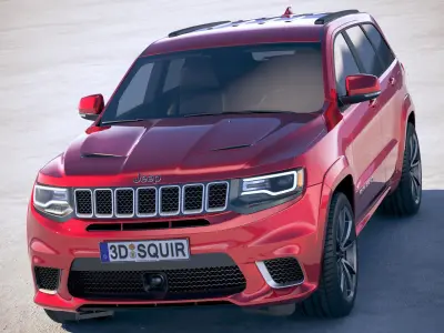 Jeep Grand Cherokee TrackHawk 2018 3D model