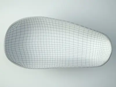 Old Turkana Kenya Wood Bowl 3D model