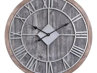 Bernhard Wood Wall Clock 3D model