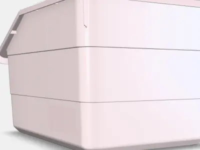 SOCKERBIT Box 7 Low-poly 3D model