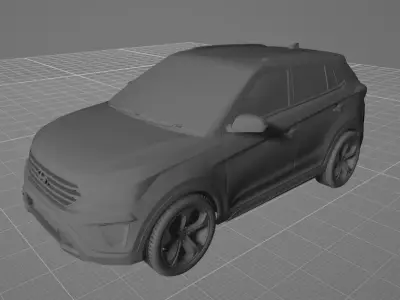 Hyundai Creta 3D Model  3D print model