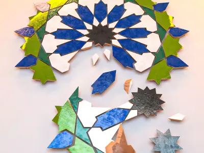 Moroccan zellige  3D model