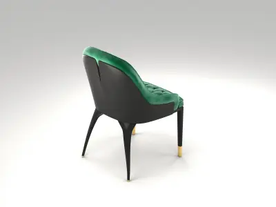 Charla Dining Chair - Luxxu style 3D model