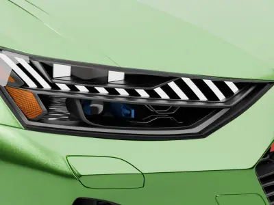 Audi RS6 Avant HighPoly 3D Model 3D model