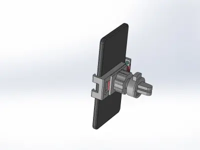 Car smartphone support 3D print model