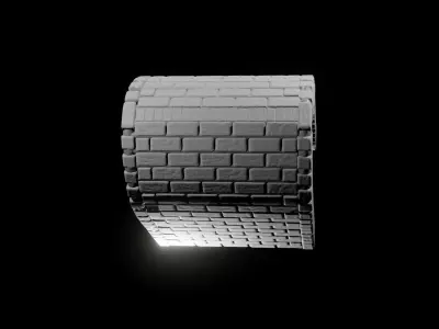 Small Arch Tunnel  3D model