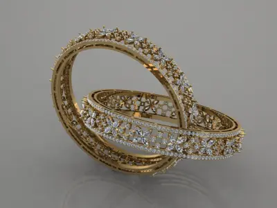 Bangle Design 3D print model