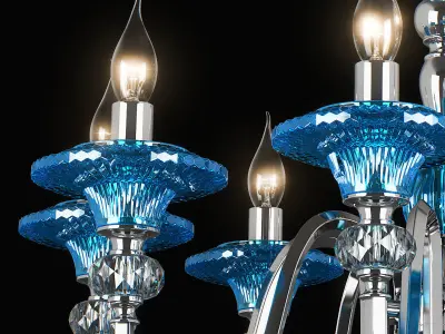 699084 Azzurro Osgona Chandelier 3D model