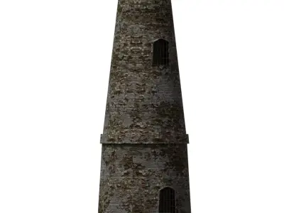 Old light house Free 3D model