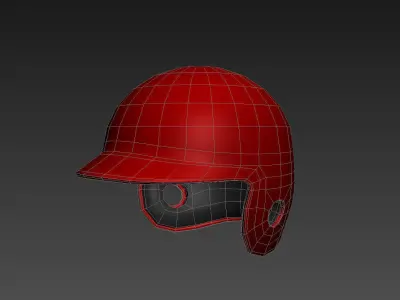 Baseball Helmet  3D model