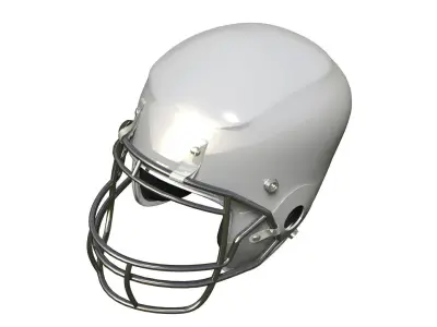 Football helmet 3D model