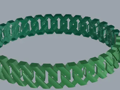 bracelets cartier-02 3D print model
