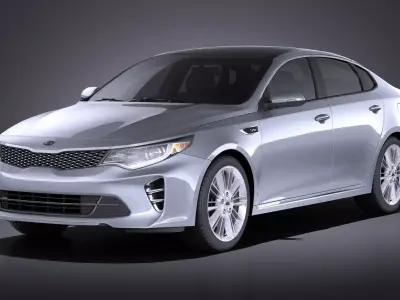 Kia Optima GT 2017 VRAY 3D model