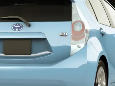 Toyota Prius C Aqua Hybrid 3D model
