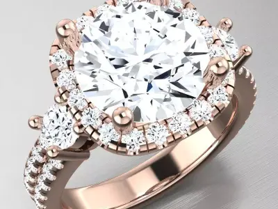 Engagament Ring 3D print model