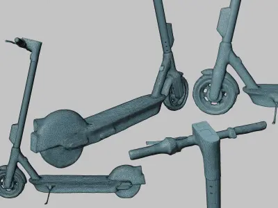 Electric scooter 3D model