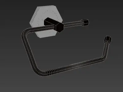 Orchid Spike Paper Holder Capless 3D model