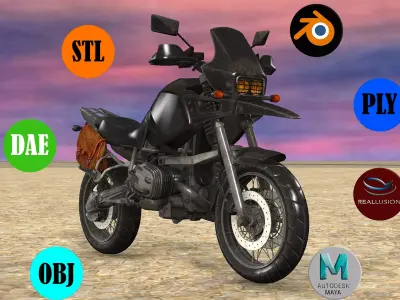 Sport Bike Vehicle 3D model