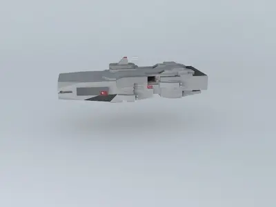 Spaceship Free 3D model