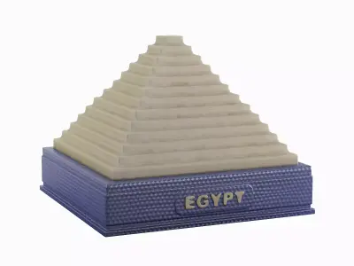 Pyramid Toy B 04 Low-poly 3D model