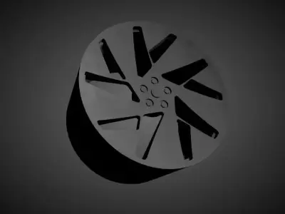 Rotiform RSC scalable and Printable rim 3D print model