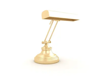 Piano desk lamp 3D model