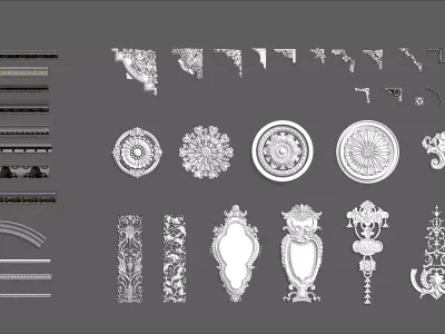 Molding Classic Revit 3D model