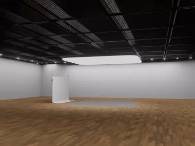 PHOTO STUDIO Scene office 3D model