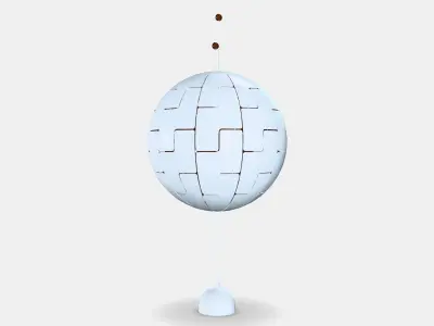 IKEA PS 2014 pendant lamp Low-poly 3D model