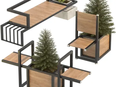 Urban Furniture 03 3D model