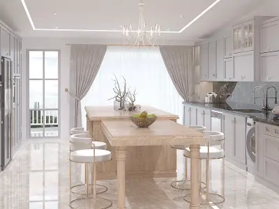 kitchen design 3D model