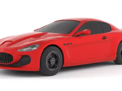 Maserati sports car 3D model