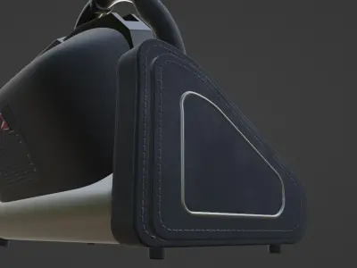 Racing Wheel Low-poly 3D model