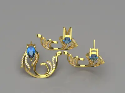 jewelry set js0006 3D print model