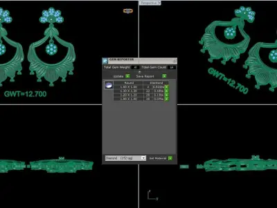 FASION EARING 3D model shop